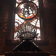 The Iron Throne sitting in King’s Landing.